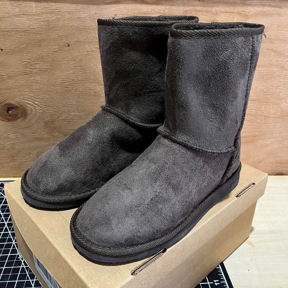 Unbranded Women's Brown and Grey Boots